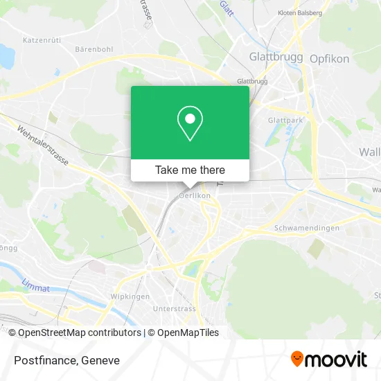 Postfinance map