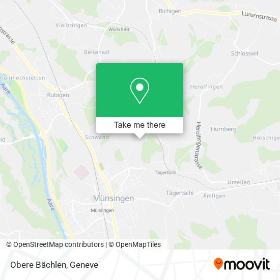 Obere Bächlen map