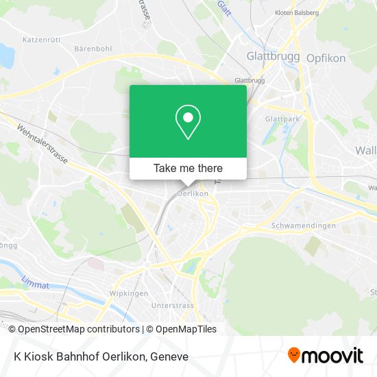 K Kiosk Bahnhof Oerlikon map