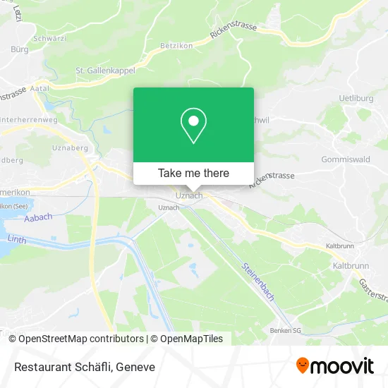Restaurant Schäfli map
