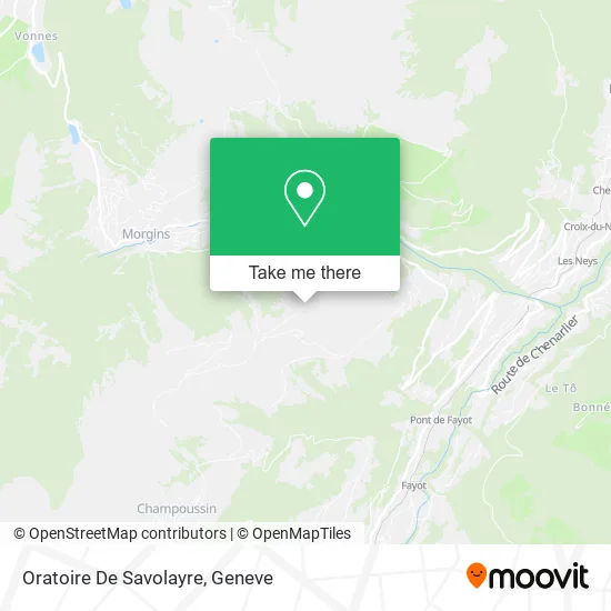 Oratoire De Savolayre map