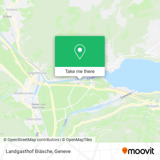 Landgasthof Biäsche map