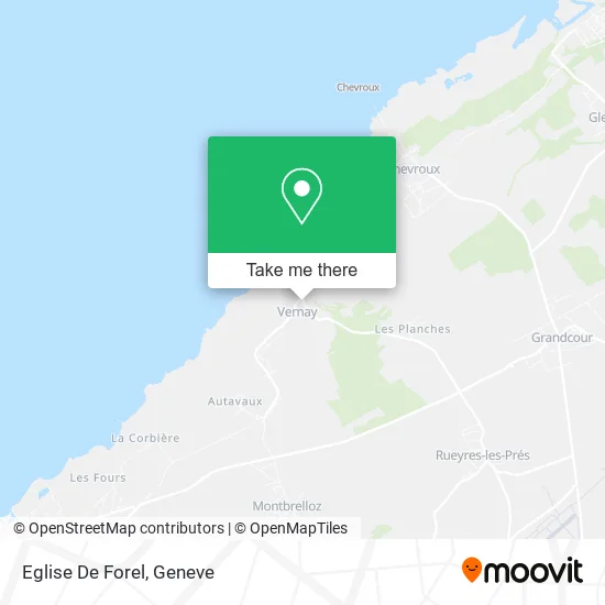 Eglise De Forel map