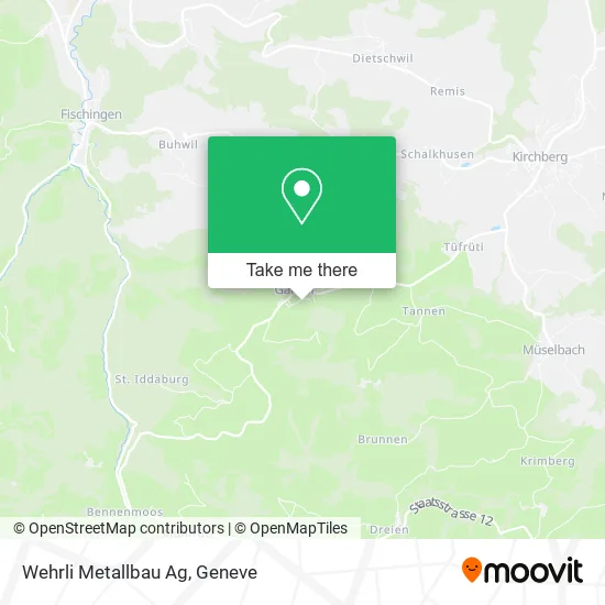 Wehrli Metallbau Ag map