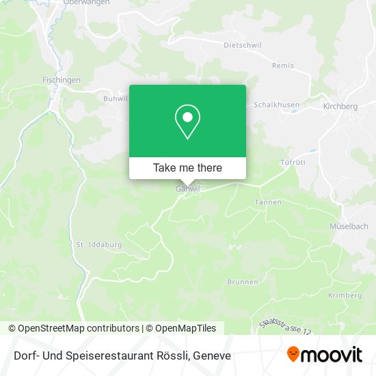 Dorf- Und Speiserestaurant Rössli map