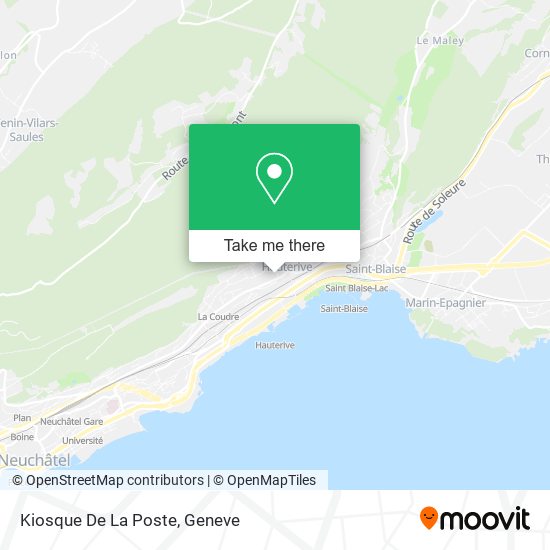 Kiosque De La Poste map