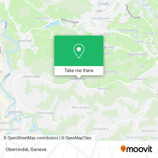 Oberrindal map