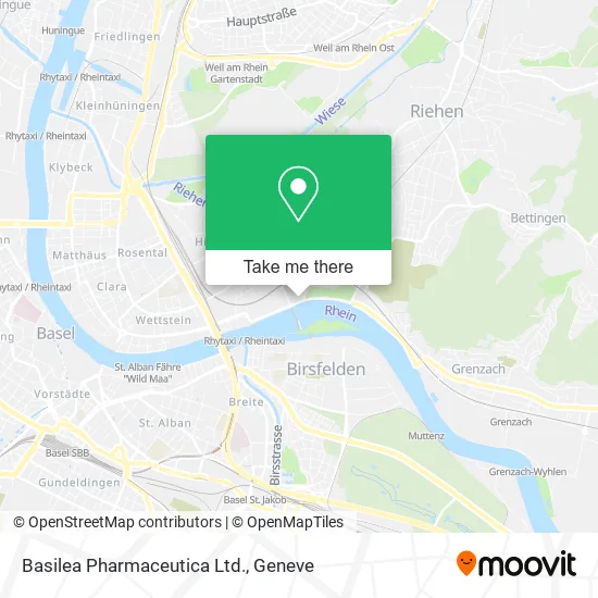 Basilea Pharmaceutica Ltd. map