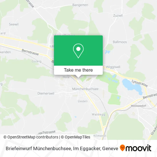 Briefeinwurf Münchenbuchsee, Im Eggacker map