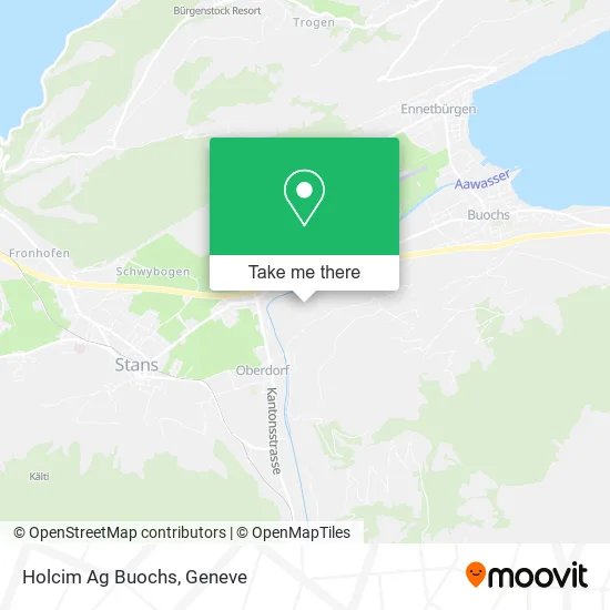 Holcim Ag Buochs map