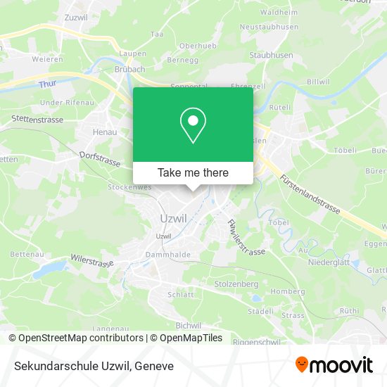 Sekundarschule Uzwil map