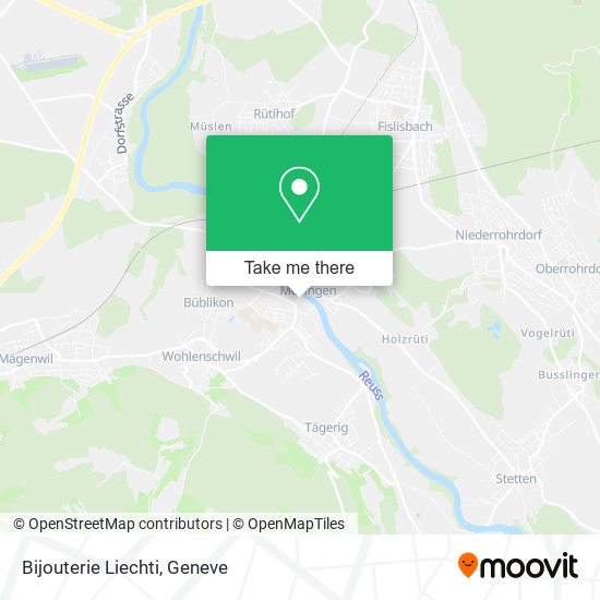 Bijouterie Liechti map