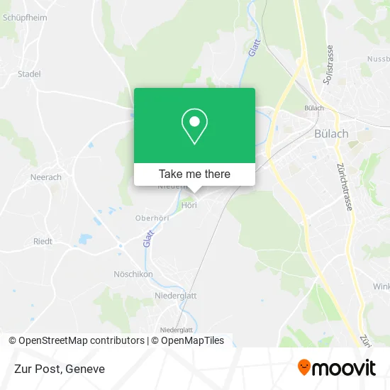 Zur Post map