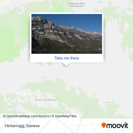 Hinterrugg map