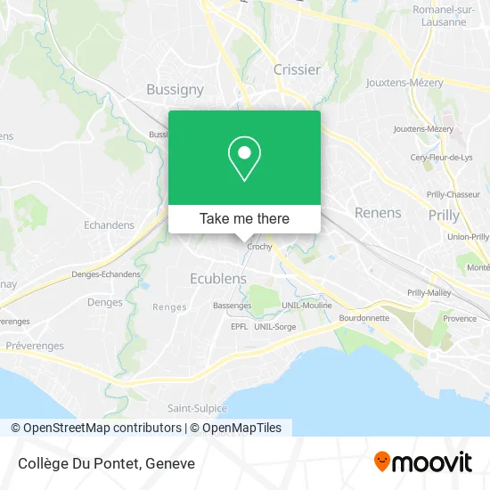 Collège Du Pontet map