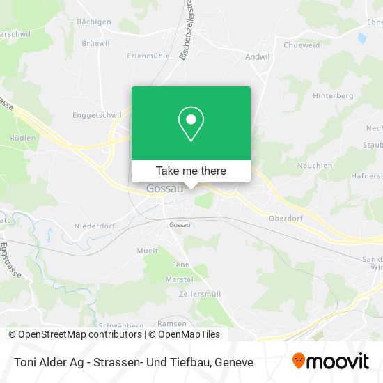 Toni Alder Ag - Strassen- Und Tiefbau map