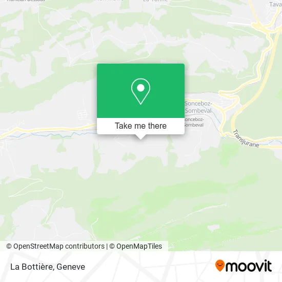 La Bottière map