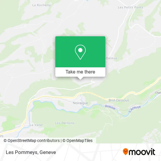 Les Pommeys map