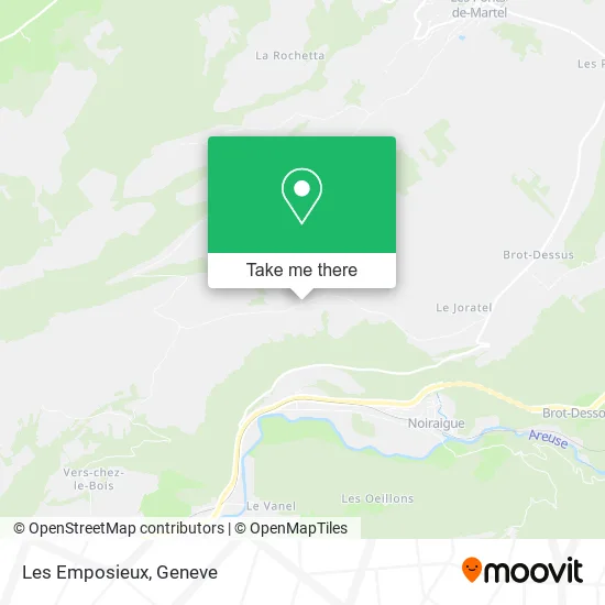 Les Emposieux map