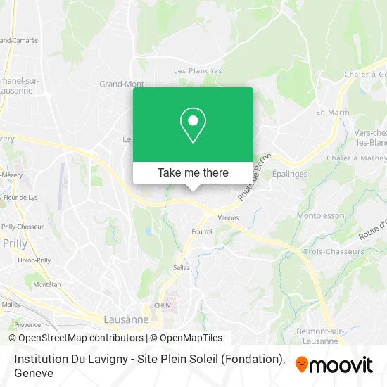 Institution Du Lavigny - Site Plein Soleil (Fondation) map