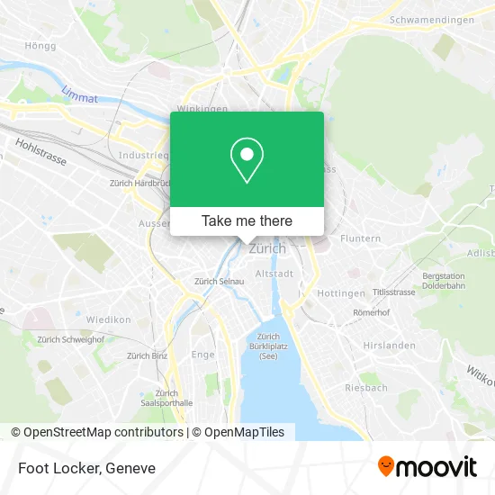 Foot Locker map