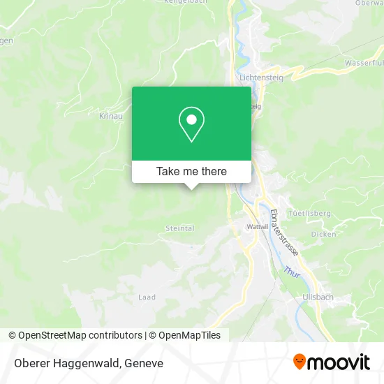 Oberer Haggenwald map
