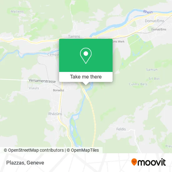 Plazzas map