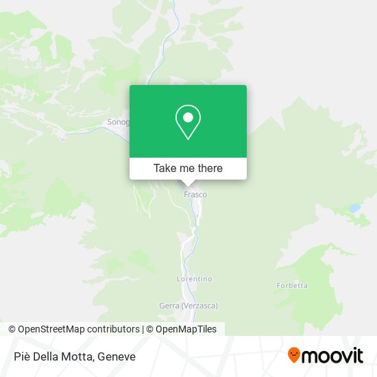 Piè Della Motta map