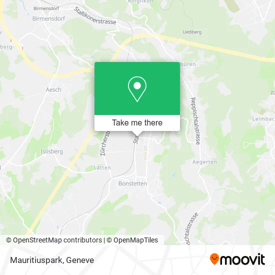 Mauritiuspark map