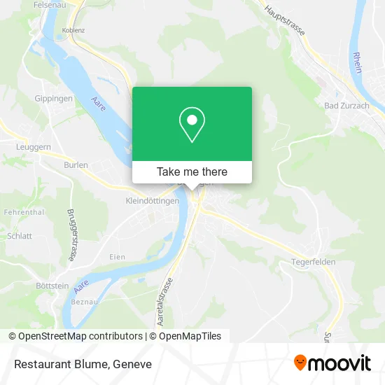 Restaurant Blume map