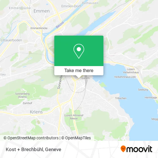 Kost + Brechbühl map