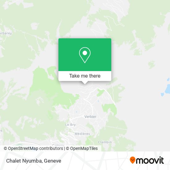 Chalet Nyumba map