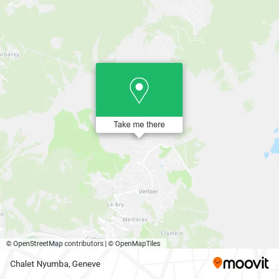 Chalet Nyumba map
