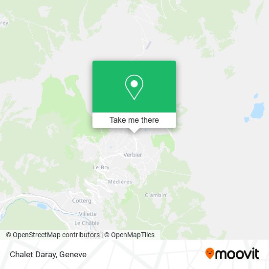 Chalet Daray map