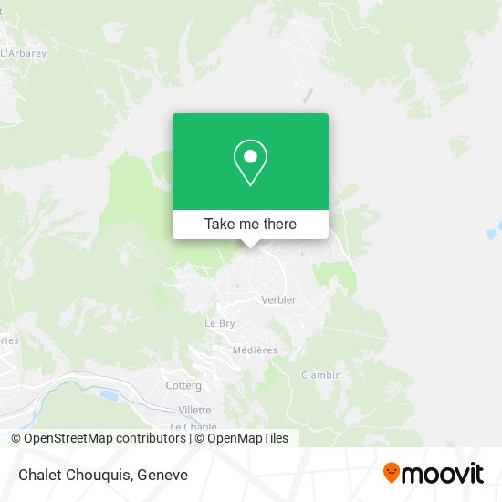 Chalet Chouquis map