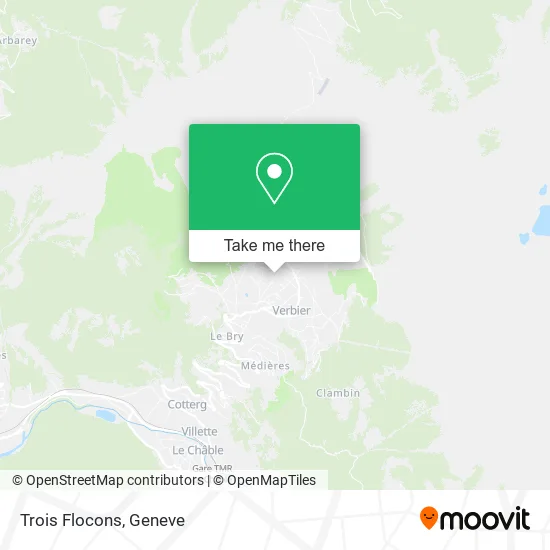 Trois Flocons map
