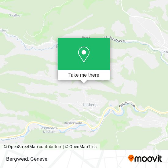 Bergweid map