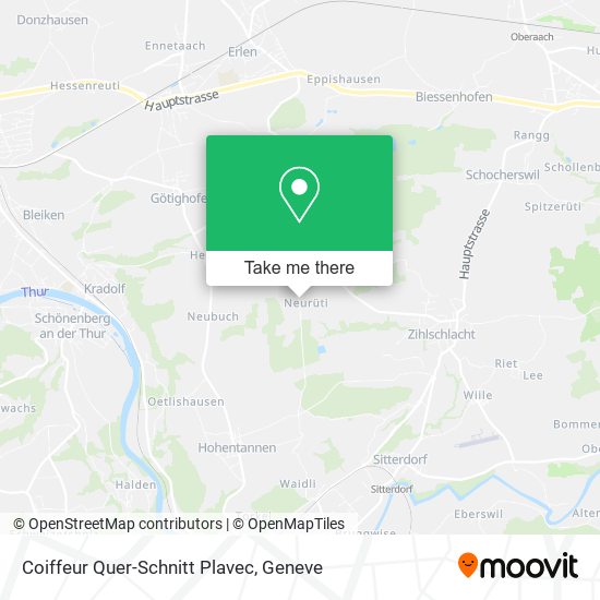 Coiffeur Quer-Schnitt Plavec map