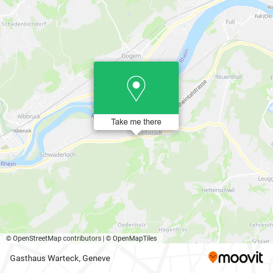 Gasthaus Warteck map