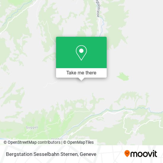 Bergstation Sesselbahn Sternen map