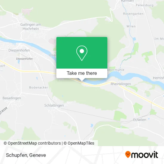 Schupfen map