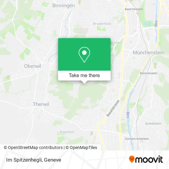 Im Spitzenhegli map