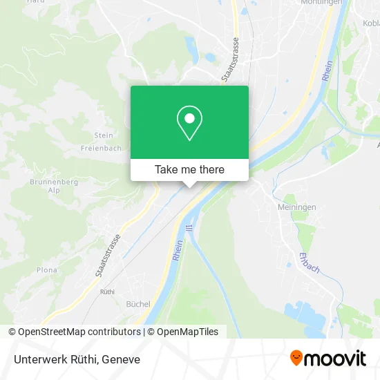 Unterwerk Rüthi map