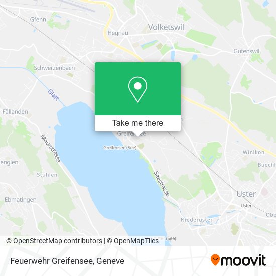 Feuerwehr Greifensee map