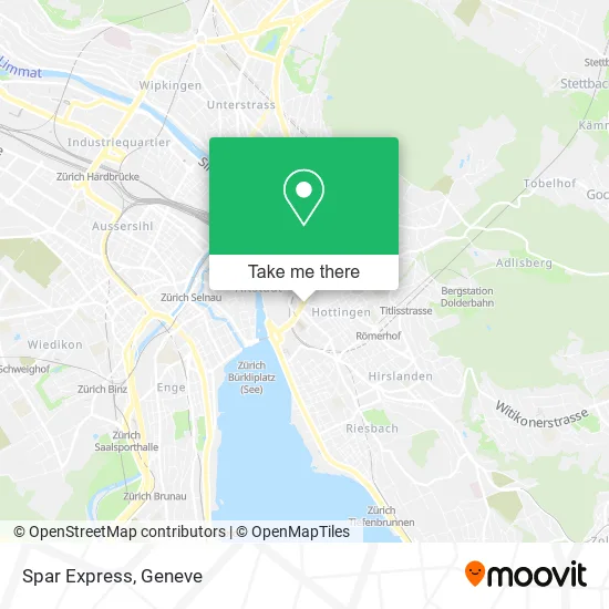 Spar Express map