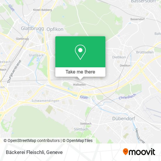 Bäckerei Fleischli map