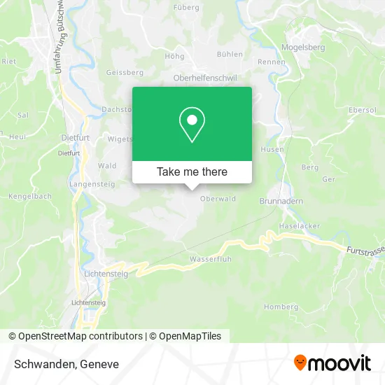 Schwanden map