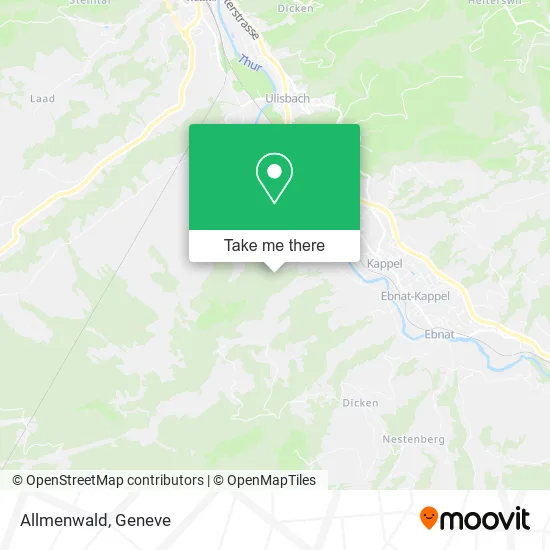 Allmenwald map