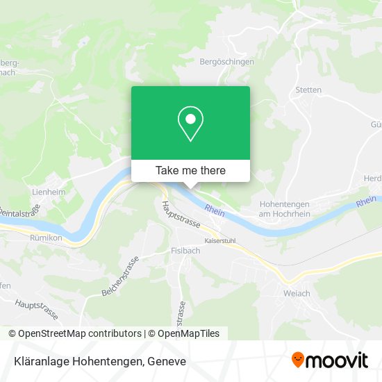 Kläranlage Hohentengen map