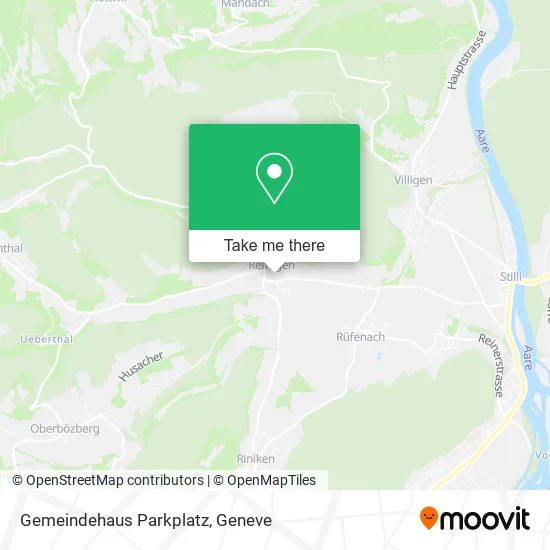 Gemeindehaus Parkplatz map